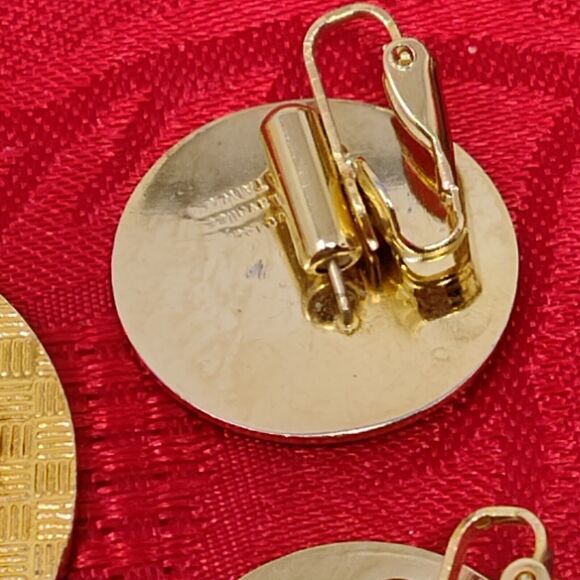 Barbara Lavallee Cartique Group of Enameled Brooch Pin W 2 Earrings Cloisonne - Picture 8 of 9